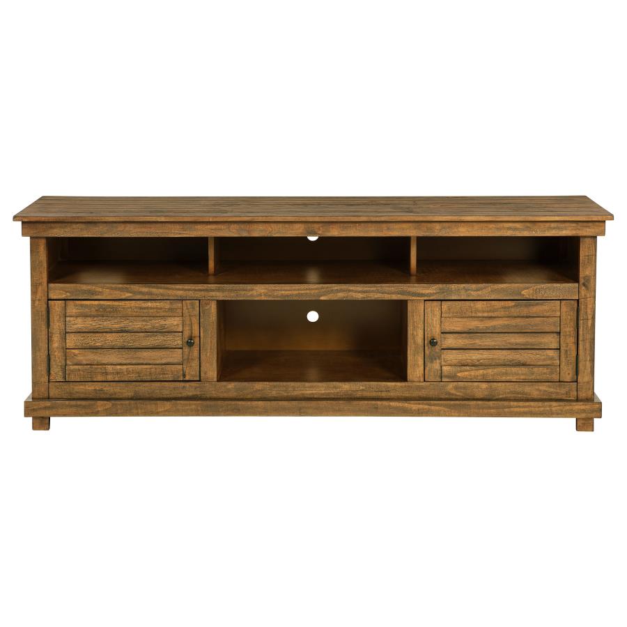 Payne 70-inch TV Stand Media Console Distressed Brown - 710043