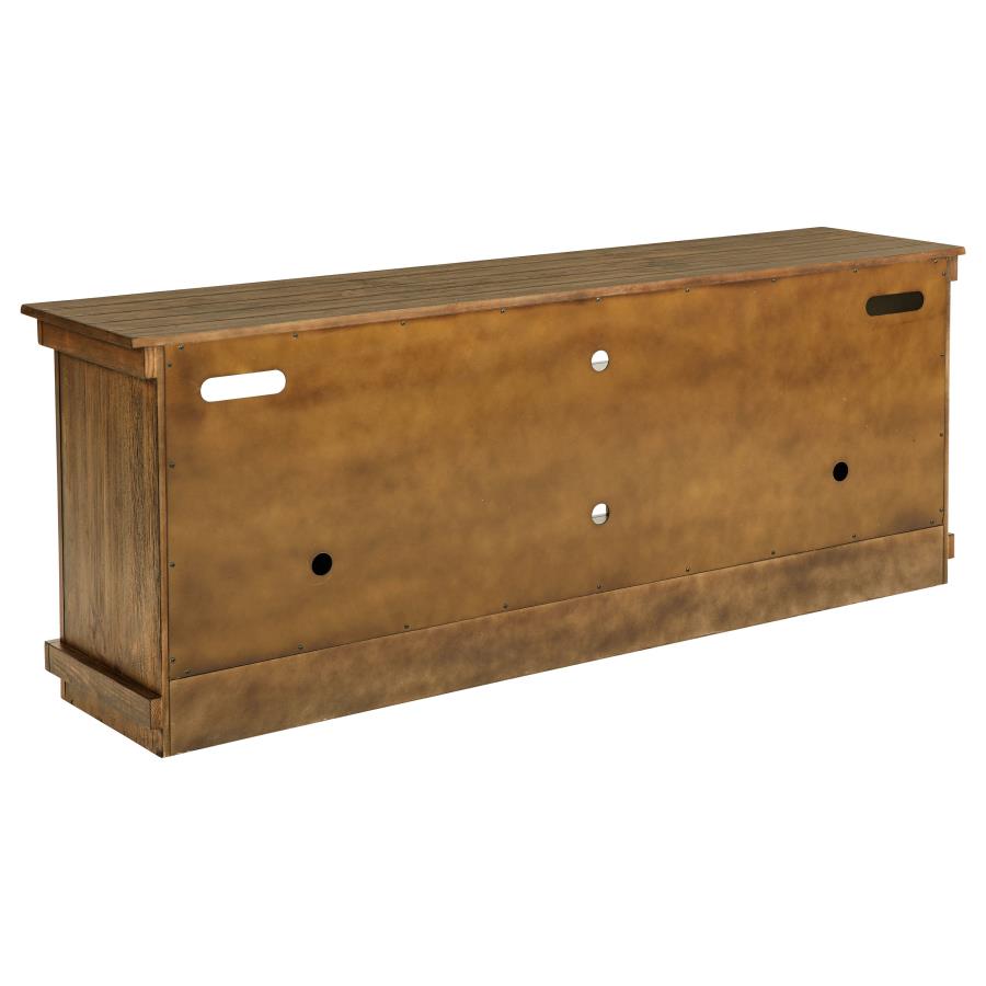 Payne 70-inch TV Stand Media Console Distressed Brown - 710043