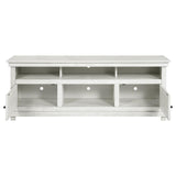 Payne 70-inch TV Stand Media Console Distressed White - 710053