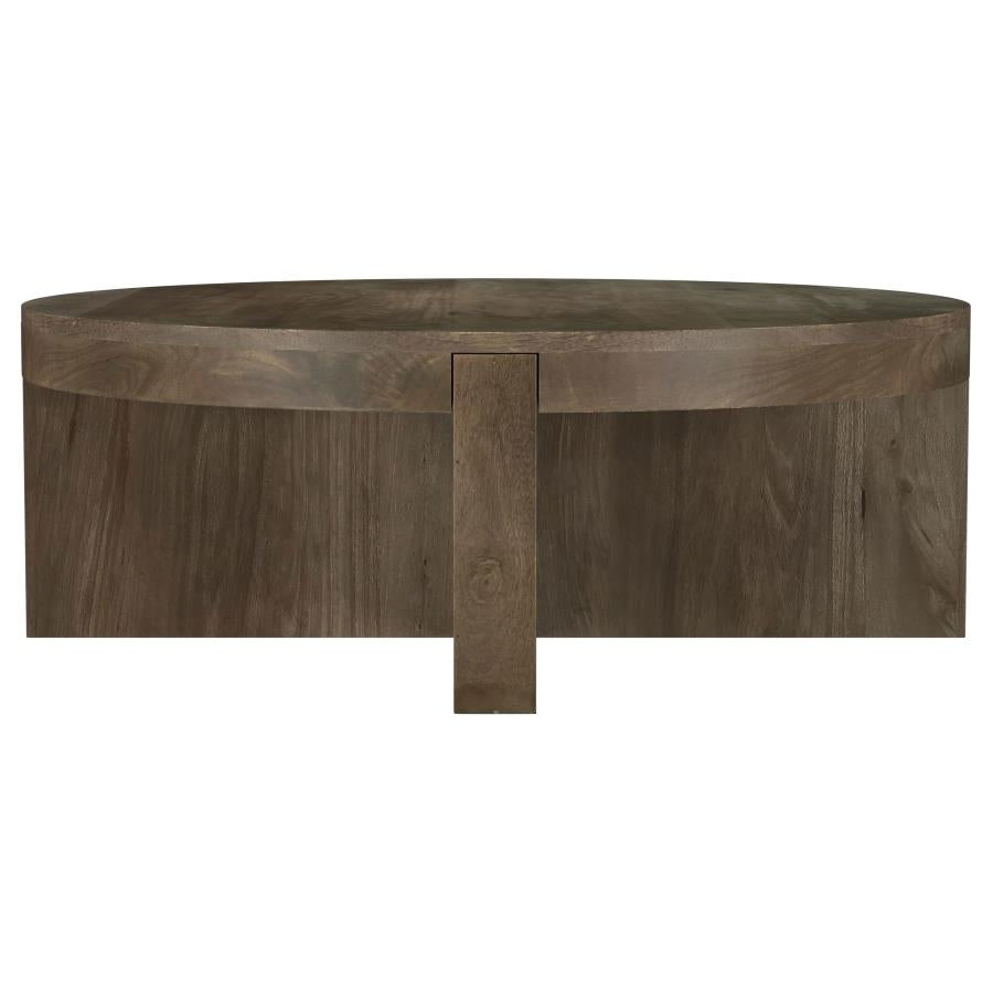 Kinkaid 2-piece Solid Wood Coffee and End Table Set Brown - 710138-S2