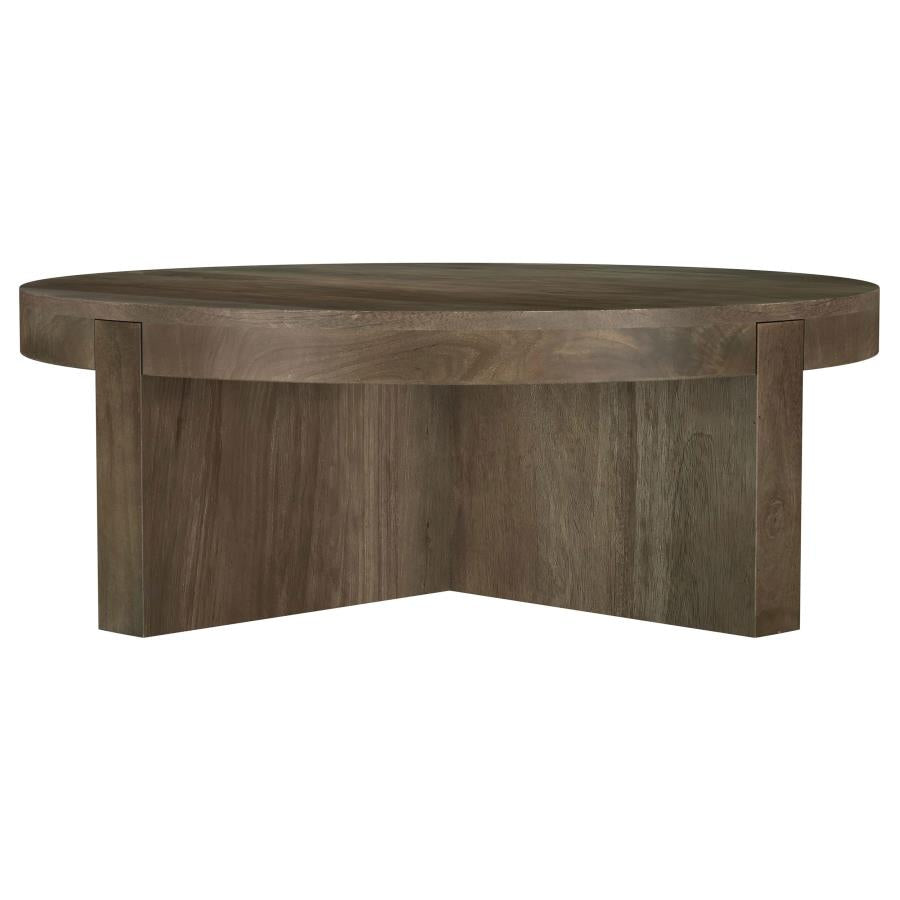 Kinkaid 3-piece Solid Wood Coffee and End Table Set Brown - 710138-S3