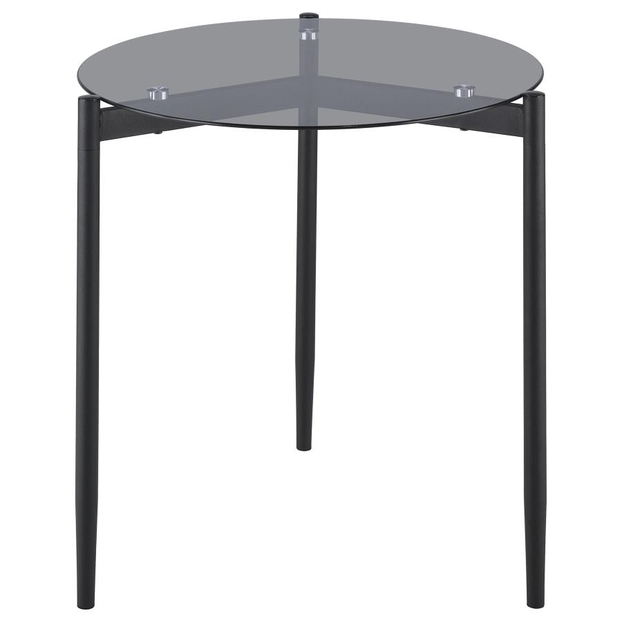 Rosalie 3-piece Round Coffee and End Table Set Grey - 710168-S3