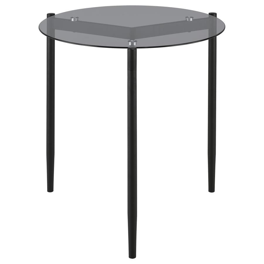 Rosalie 3-piece Round Coffee and End Table Set Grey - 710168-S3