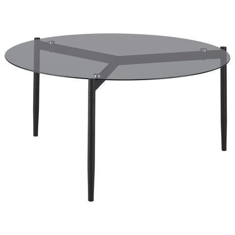 Rosalie 3-piece Round Coffee and End Table Set Grey - 710168-S3