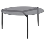 Rosalie 3-piece Round Coffee and End Table Set Grey - 710168-S3