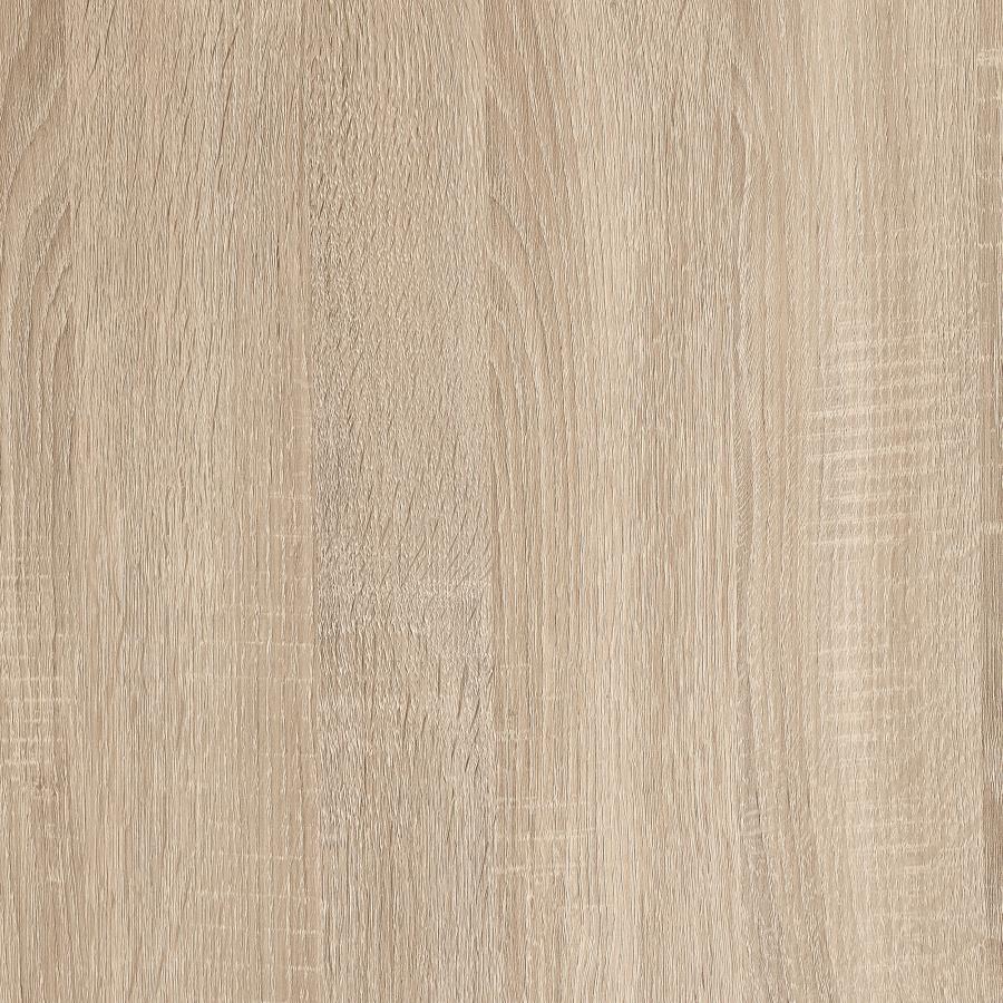 Fowler 1-shelf Round Engineered Wood Side End Table Natural - 710287