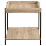Fallon Square Engineered Wood End Table Light Brown - 710307