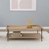 Fallon Rectangular Engineered Wood Coffee Table Light Brown - 710308