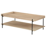 Fallon Rectangular Engineered Wood Coffee Table Light Brown - 710308