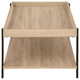 Fallon Rectangular Engineered Wood Coffee Table Light Brown - 710308