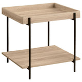 Fallon 3-piece Rectangular Coffee and End Table Set Natural - 710308-S3