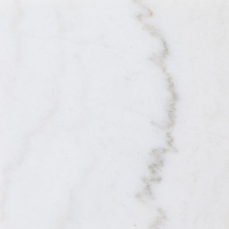 Jonelle Round Glass Top End Table White Marble Shelf Gold - 710337