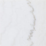 Jonelle Round Glass Top Coffee Table White Marble Shelf Gold - 710338