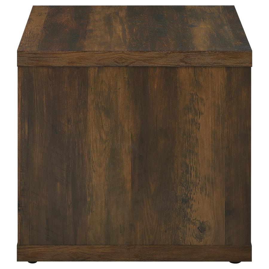 Frisco Square Engineered Wood Side End Table Dark Pine - 710507