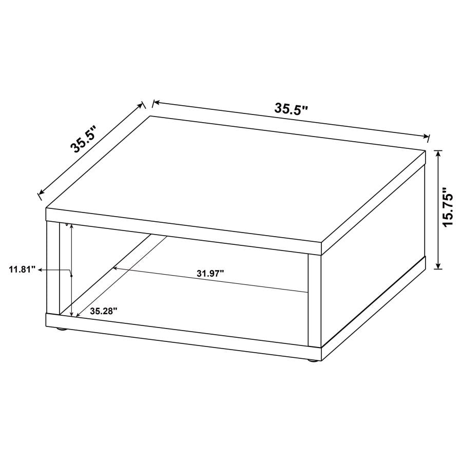 Frisco 3-piece Coffee and End Table Set Dark Pine - 710508-S3