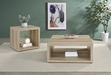 Frisco 2-piece Coffee and End Table Set Distressed Pine - 710518-S2