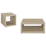 Frisco 2-piece Coffee and End Table Set Distressed Pine - 710518-S2