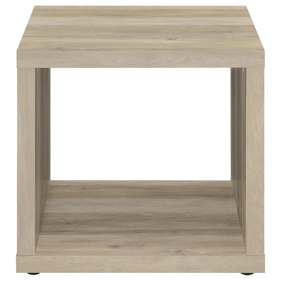 Frisco 2-piece Coffee and End Table Set Distressed Pine - 710518-S2