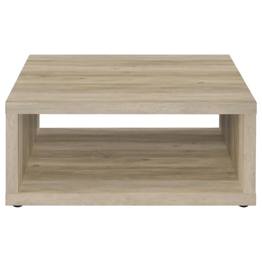 Frisco 2-piece Coffee and End Table Set Distressed Pine - 710518-S2