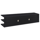 Cartmill 78-inch 2-tier TV Stand Media Console Black - 710533