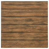 Payne Wood End Table with Shelf Distressed Brown - 710546