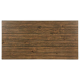 Payne Wood Coffee Table with Shelf Distressed Brown - 710548