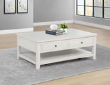 Payne 48-inch Mobile Lift Top Coffee Table Distressed White - 710555