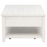 Payne 48-inch Mobile Lift Top Coffee Table Distressed White - 710555