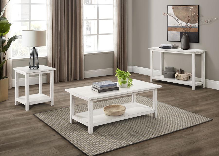 Payne Wood Entryway Sofa Console Table White - 710559