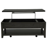 Payne 48-inch Mobile Lift Top Coffee Table Distressed Java - 710565