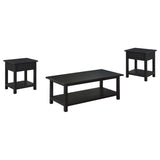 Payne 3-piece Coffee and 1-drawer End Table Set Java - 710568-S3