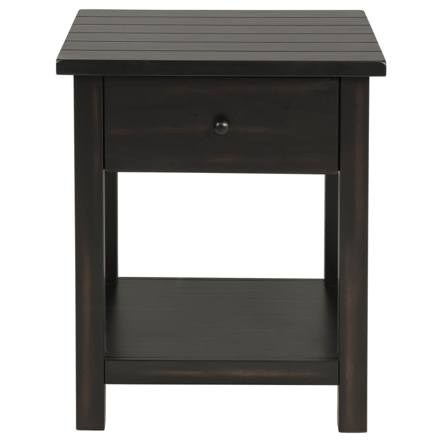 Payne 3-piece Coffee and 1-drawer End Table Set Java - 710568-S3