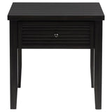 Concord 1-drawer Square End Table Distressed Java - 710577
