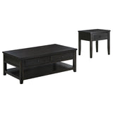 Concord 2-piece Coffee and End Table Set Distressed Java - 710578-S2