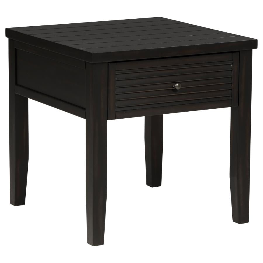 Concord 3-piece Coffee and End Table Set Distressed Java - 710578-S3