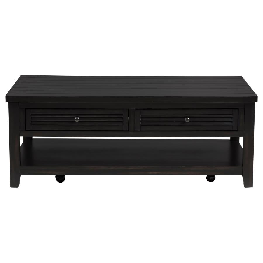 Concord 3-piece Coffee and End Table Set Distressed Java - 710578-S3