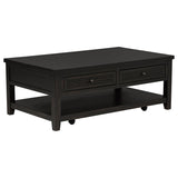 Concord 2-drawer Rectangular Coffee Table Distressed Java - 710578