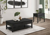 Concord 2-drawer Rectangular Coffee Table Distressed Java - 710578
