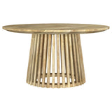 Touhy 3-piece Round Coffee and End Table Set Natural Mango - 710608-S3