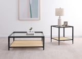 Amherst 2-piece Coffee and End Table Set Black - 710658-S2