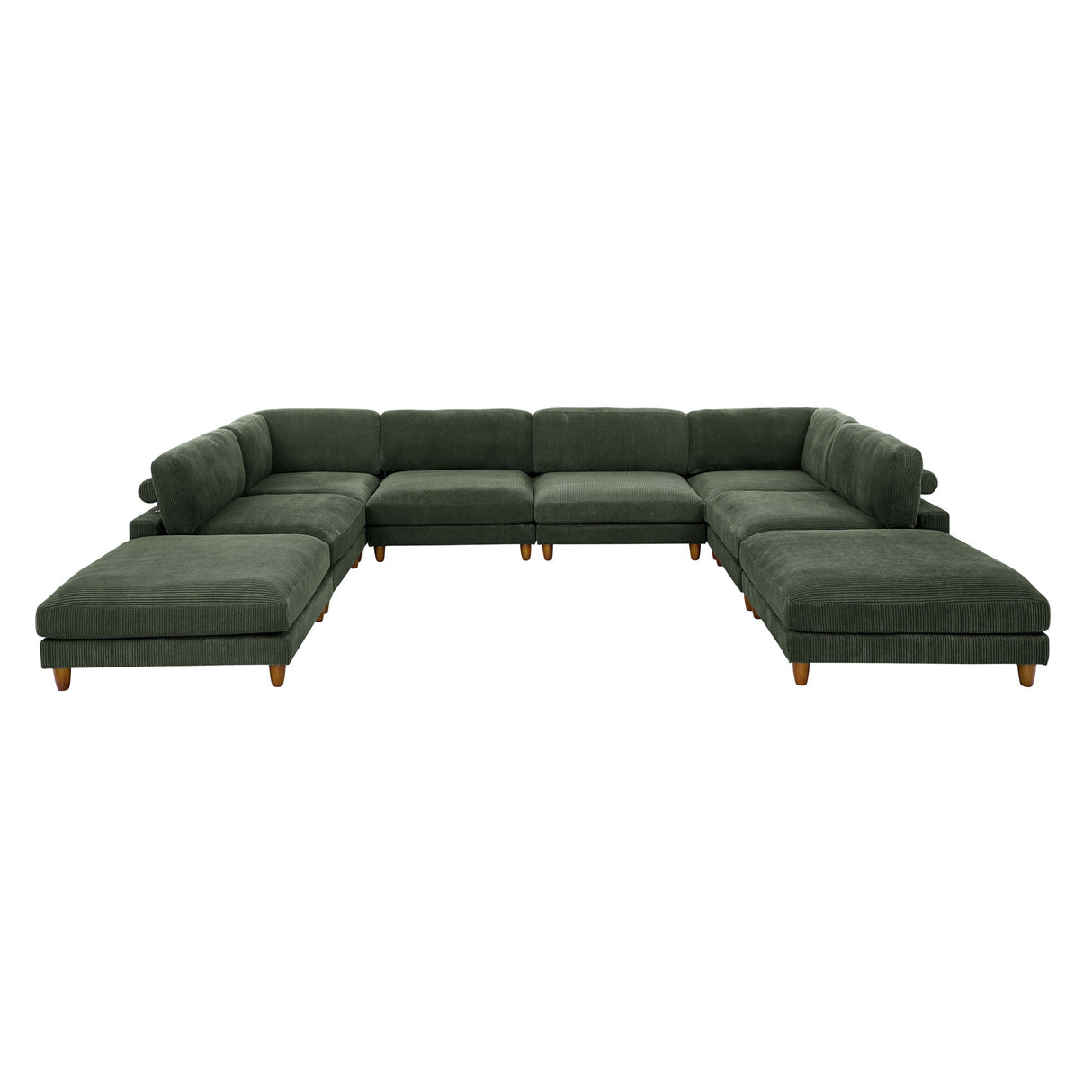 Modern Modular Sectional With Adjustable Back Support