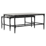 Ebby 2-piece Genuine Marble Top Nesting Coffee Tables White - 710740