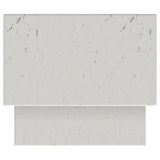 Ebby 2-piece Genuine Marble Top Nesting Coffee Tables White - 710740