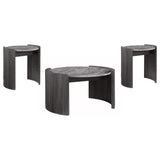 Gladstone 3-piece Coffee and End Table Set Distressed Grey - 710758-S3