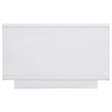 Paseo Rectangular Cocktail Coffee Table White High Gloss - 710768