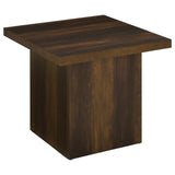 Devar 2-piece Square Coffee and End Table Set Dark Pine - 710888-S2