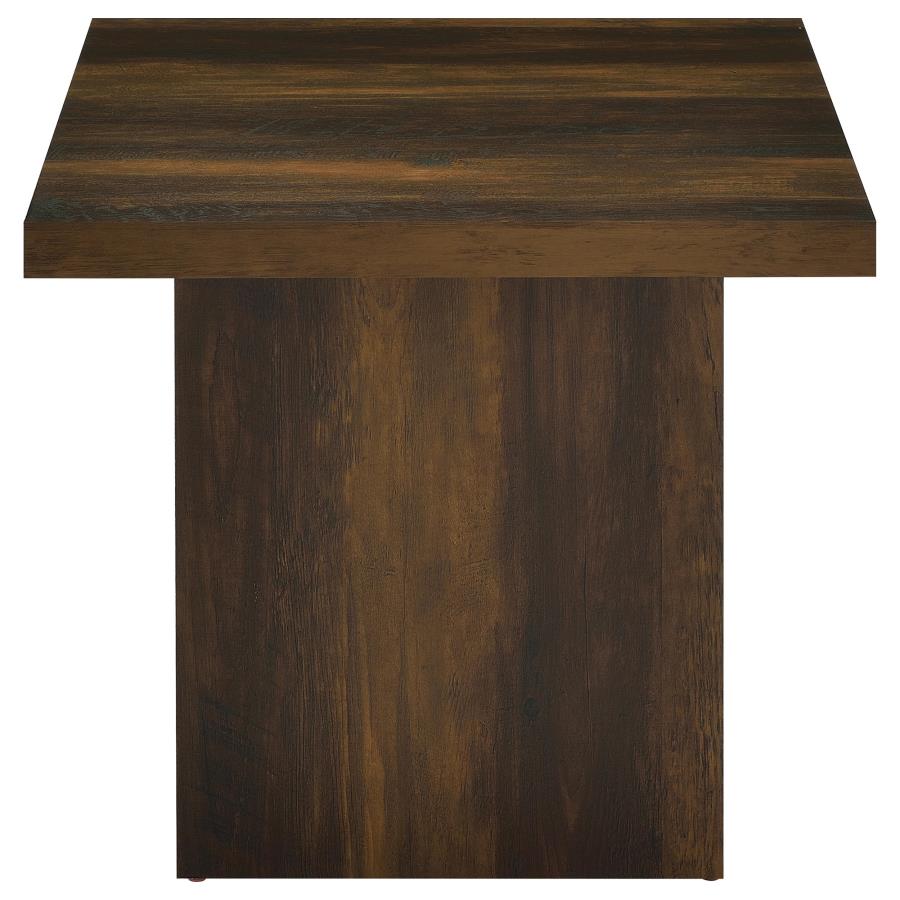 Devar 2-piece Square Coffee and End Table Set Dark Pine - 710888-S2