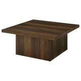 Devar 2-piece Square Coffee and End Table Set Dark Pine - 710888-S2