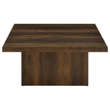 Devar Square Engineered Wood Cocktail Coffee Table Dark Pine - 710888