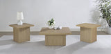Devar 3-piece Square Cocktail Coffee End Table Set Latte - 710918-S3